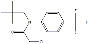 2-chloro-N-(4-(trifluoromethyl)phenyl)-N-neopentylacetamide 구조식 이미지