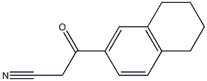 3-(1,2,3,4-tetrahydronaphthalen-7-yl)-3-oxopropanenitrile Structure
