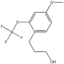 3-(4-methoxy-2-(trifluoromethoxy)phenyl)propan-1-ol Structure