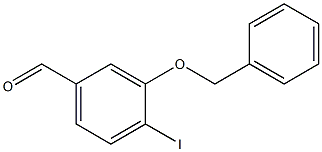 3-(benzyloxy)-4-iodobenzaldehyde Structure