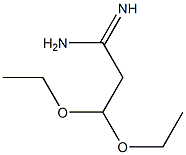 3,3-diethoxypropanamidine Structure