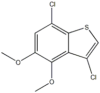 3,7-dichloro-4,5-dimethoxybenzo[b]thiophene 구조식 이미지