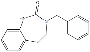 3-benzyl-4,5-dihydro-1H-benzo[d][1,3]diazepin-2(3H)-one Structure
