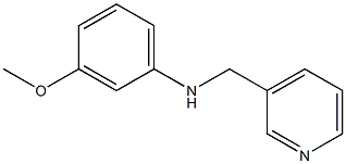 3-methoxy-N-((pyridin-3-yl)methyl)benzenamine Structure