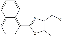 4-CHLOROMETHYL-5-METHYL-2-NAPHTHALEN-1-YL-OXAZOLE Structure