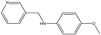 4-methoxy-N-((pyridin-3-yl)methyl)benzenamine Structure