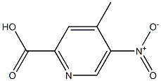 4-methyl-5-nitropyridine-2-carboxylic acid Structure