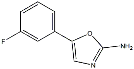 5-(3-FLUORO-PHENYL)-OXAZOL-2-YLAMINE 구조식 이미지