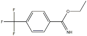 ethyl 4-(trifluoromethyl)benzoimidate 구조식 이미지