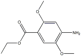 ethyl 4-amino-2,5-dimethoxybenzoate 구조식 이미지