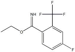 ethyl 4-fluoro-2-(trifluoromethyl)benzoimidate 구조식 이미지