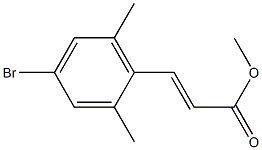 methyl 3-(4-bromo-2,6-dimethylphenyl)acrylate Structure