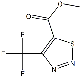 methyl 4-(trifluoromethyl)-1,2,3-thiadiazole-5-carboxylate Structure