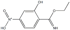 N-(4-(ethoxy(imino)methyl)-3-hydroxyphenyl)-N-oxohydroxylammonium Structure