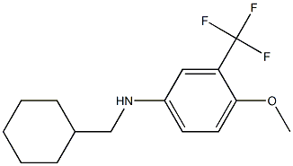 N-(cyclohexylmethyl)-3-(trifluoromethyl)-4-methoxybenzenamine 구조식 이미지