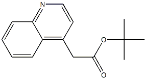 tert-butyl 2-(quinolin-4-yl)acetate 구조식 이미지