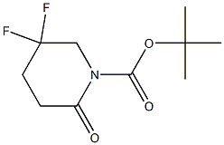 tert-butyl 5,5-difluoro-2-oxopiperidine-1-carboxylate Structure