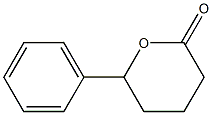 tetrahydro-6-phenylpyran-2-one 구조식 이미지