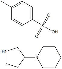1-(pyrrolidin-3-yl)piperidine 4-methylbenzenesulfonate 구조식 이미지