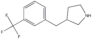 3-(3-(trifluoromethyl)benzyl)pyrrolidine 구조식 이미지