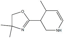 3-(4,5-Dihydro-4,4-dimethyl-1,3-oxazol-2-yl)-4-methyl-1,2,3,4-tetrahydropyridine, tech Structure