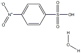 4-Nitrobenzenesulphonic acid hydrate Structure