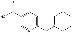 6-(piperidylmethyl)pyridine-3-carboxylic acid Structure