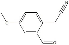 2-Formyl-4-methoxyphenylacetonitrile Structure