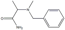 2-(benzyl(methyl)amino)propanamide Structure