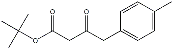 3-Oxo-4-p-tolyl-butyric acid tert-butyl ester 구조식 이미지