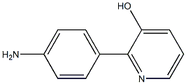 2-(4-Aminophenyl)pyridin-3-ol 구조식 이미지