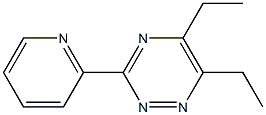 5,6-Diethyl-3-(2-pyridyl)-1,2,4-triazine Structure