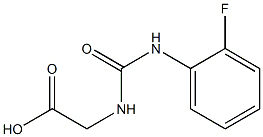 ({[(2-fluorophenyl)amino]carbonyl}amino)acetic acid 구조식 이미지