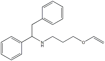 (1,2-diphenylethyl)[3-(ethenyloxy)propyl]amine 구조식 이미지