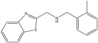 (1,3-benzothiazol-2-ylmethyl)[(2-methylphenyl)methyl]amine 구조식 이미지