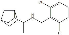 (1-{bicyclo[2.2.1]heptan-2-yl}ethyl)[(2-chloro-6-fluorophenyl)methyl]amine Structure