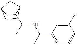 (1-{bicyclo[2.2.1]heptan-2-yl}ethyl)[1-(3-chlorophenyl)ethyl]amine Structure