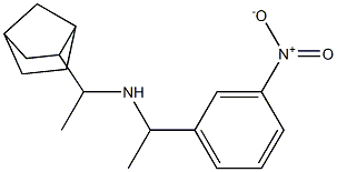 (1-{bicyclo[2.2.1]heptan-2-yl}ethyl)[1-(3-nitrophenyl)ethyl]amine Structure