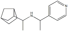 (1-{bicyclo[2.2.1]heptan-2-yl}ethyl)[1-(pyridin-4-yl)ethyl]amine Structure