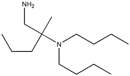 (1-amino-2-methylpentan-2-yl)dibutylamine 구조식 이미지