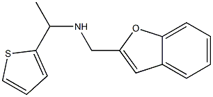 (1-benzofuran-2-ylmethyl)[1-(thiophen-2-yl)ethyl]amine 구조식 이미지