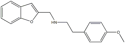 (1-benzofuran-2-ylmethyl)[2-(4-methoxyphenyl)ethyl]amine 구조식 이미지