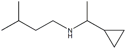 (1-cyclopropylethyl)(3-methylbutyl)amine 구조식 이미지