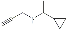 (1-cyclopropylethyl)(prop-2-yn-1-yl)amine Structure