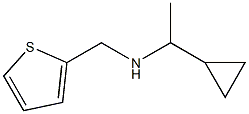 (1-cyclopropylethyl)(thiophen-2-ylmethyl)amine Structure