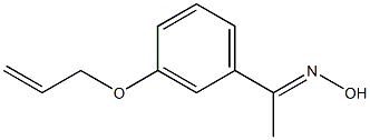 (1E)-1-[3-(allyloxy)phenyl]ethanone oxime 구조식 이미지