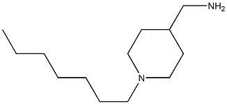 (1-heptylpiperidin-4-yl)methanamine 구조식 이미지