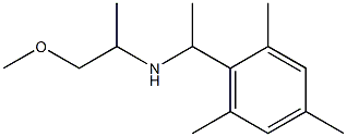 (1-methoxypropan-2-yl)[1-(2,4,6-trimethylphenyl)ethyl]amine 구조식 이미지