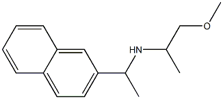 (1-methoxypropan-2-yl)[1-(naphthalen-2-yl)ethyl]amine 구조식 이미지