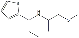 (1-methoxypropan-2-yl)[1-(thiophen-2-yl)propyl]amine Structure